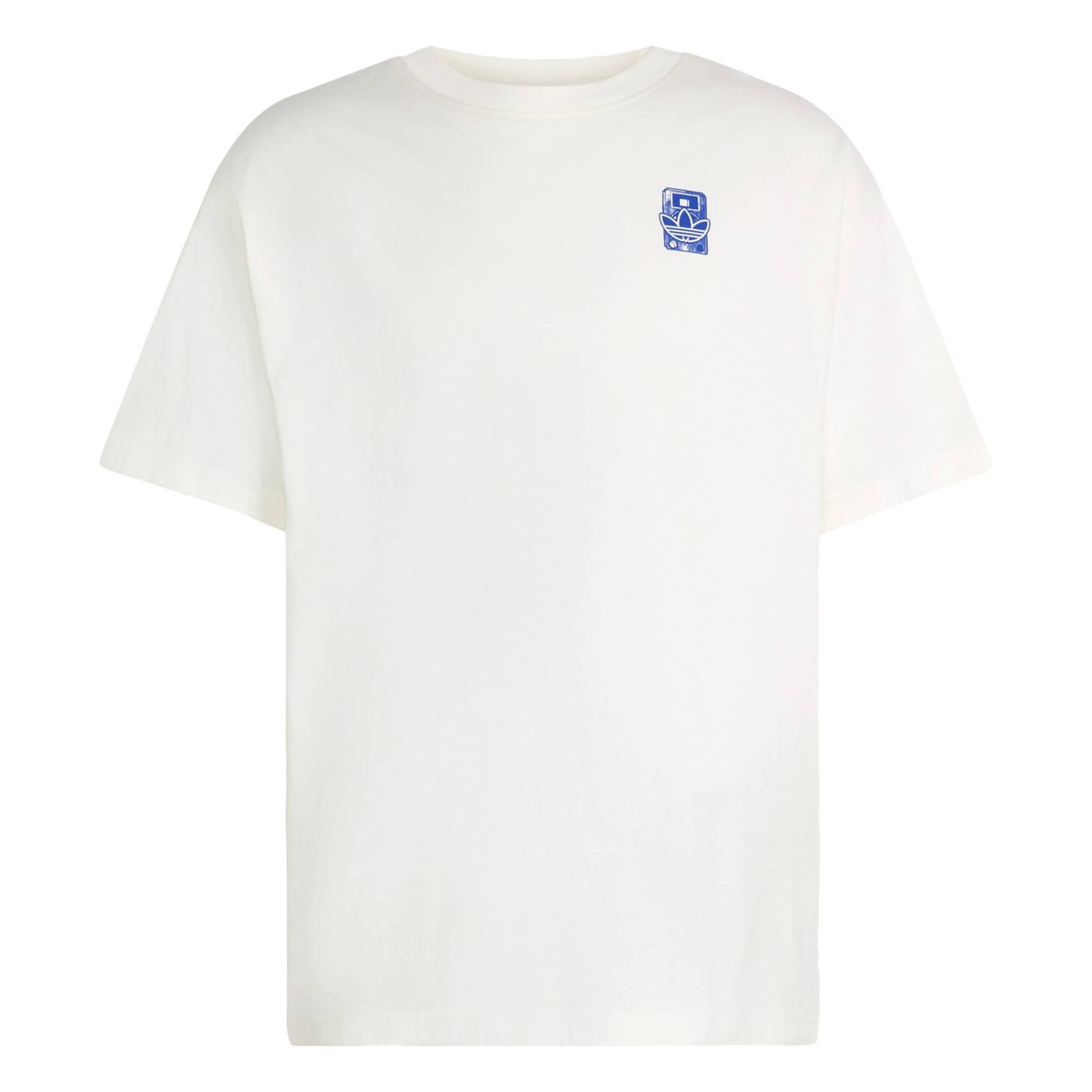ADIDAS ORIGINALS Shirt 'Lofi Music' in S in Blue / Off white, Item view