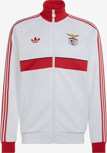ADIDAS PERFORMANCE Treenitakki 'SL Benfica Track' koossa S värissä kirkaanpunainen / valkoinen, Tuotenäkymä