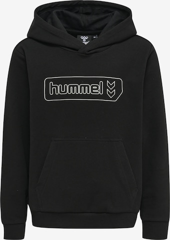 Hummel Sweatshirt 'TOMB' in Zwart: voorkant