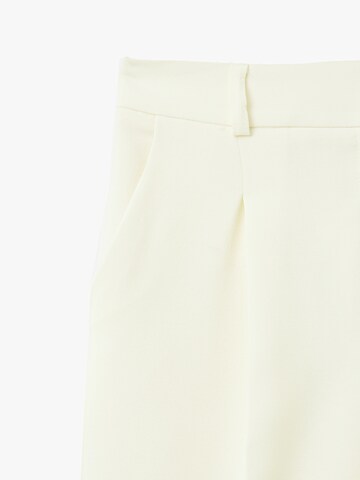 Koton Wide leg Pleat-front trousers in Yellow