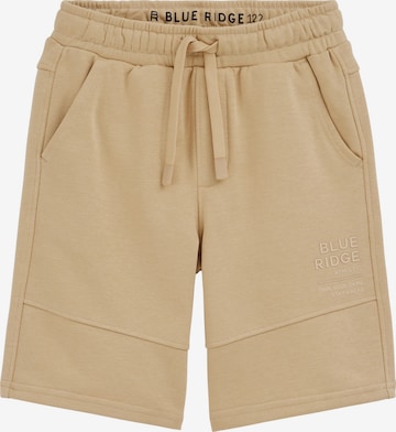 WE Fashion Regular Housut värissä beige: etupuoli