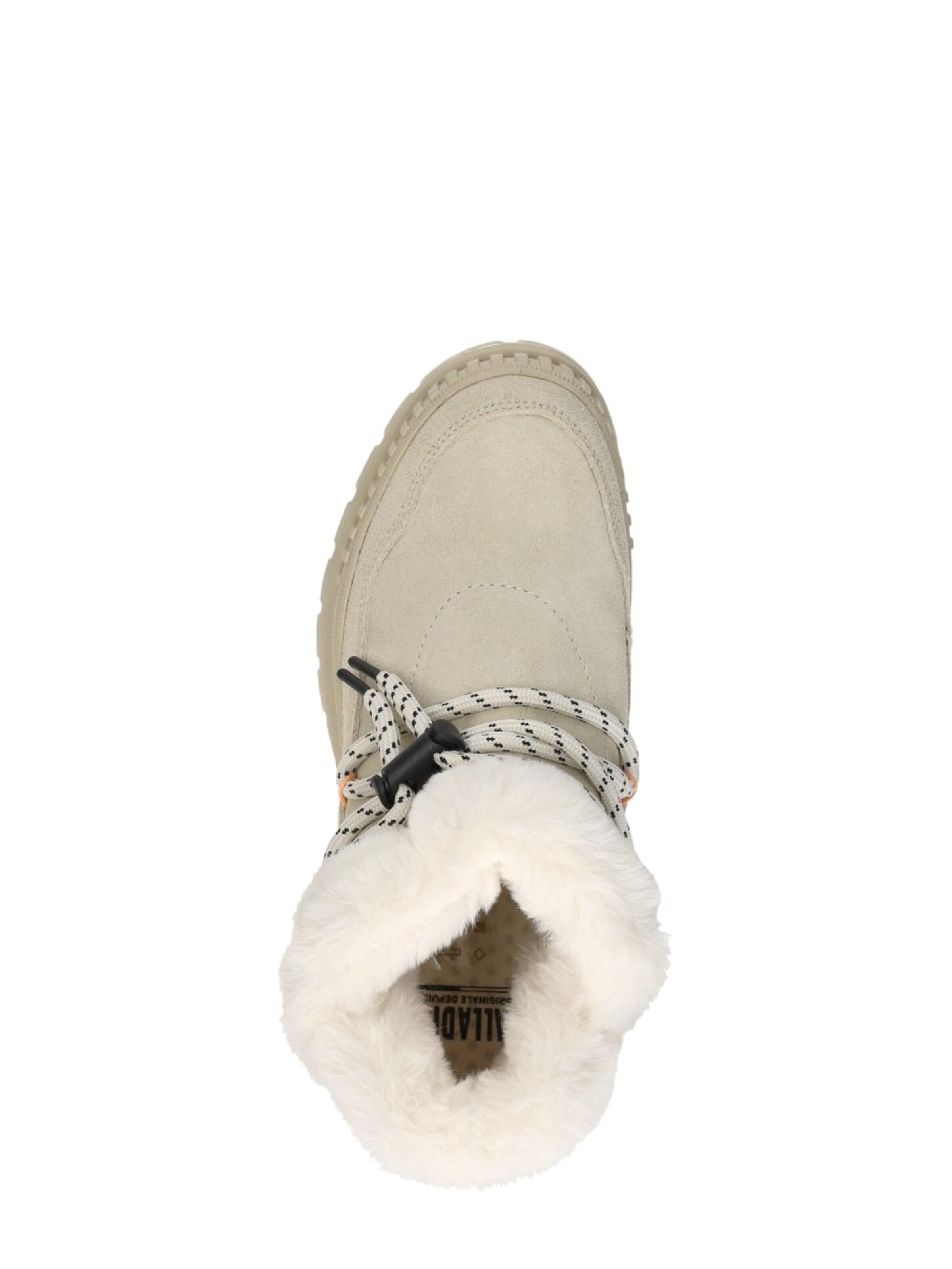 Palladium Boots 'Pallashock Lo Hiver' in Beige