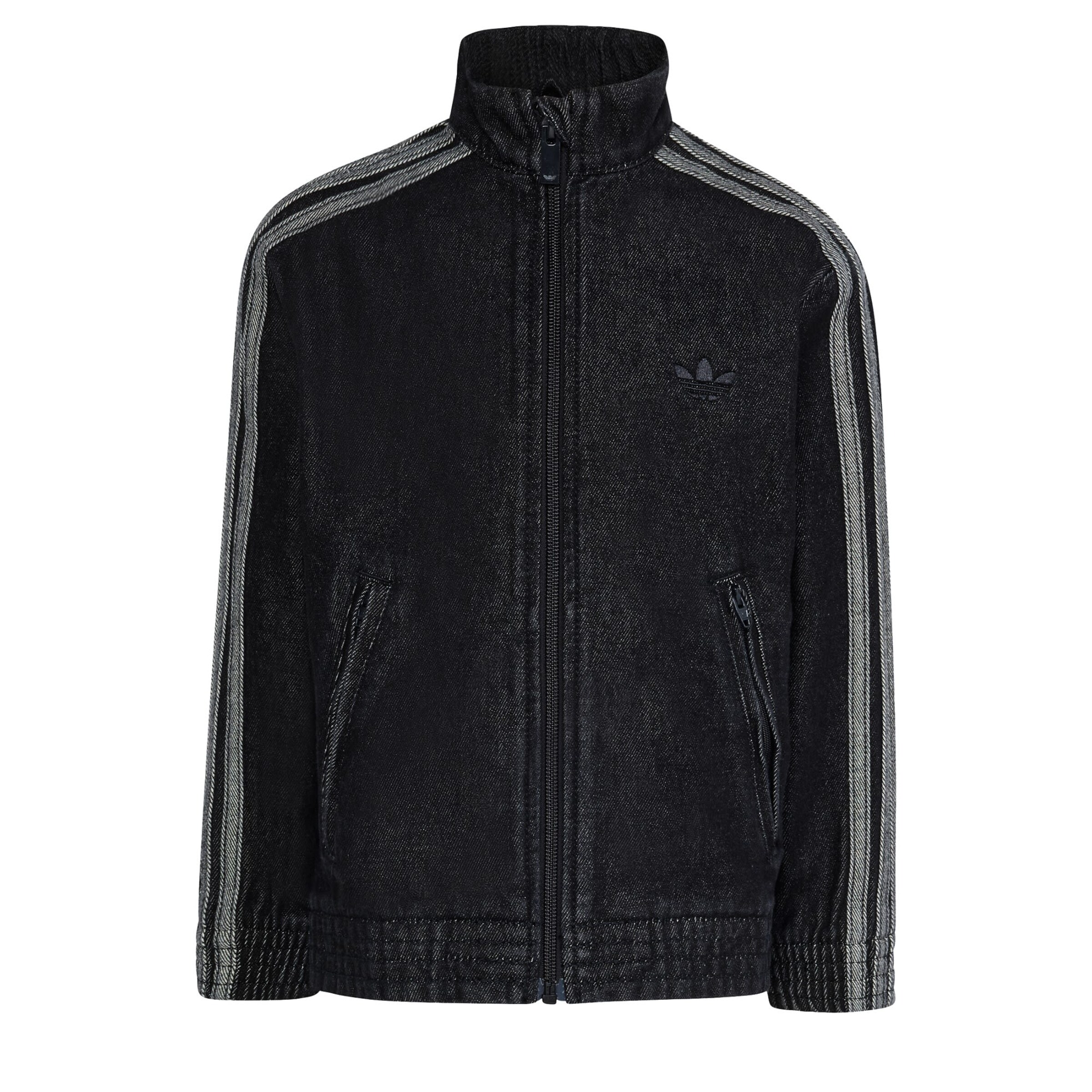 ADIDAS ORIGINALS Between-Season Jacket 'Firebird' in Grey / Black denim, Item view