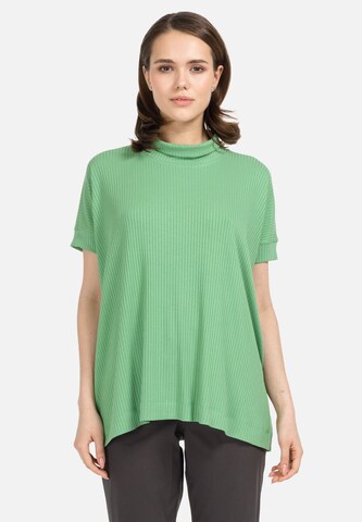 HELMIDGE Blouse in Groen: voorkant