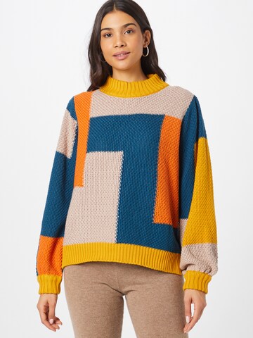 DEDICATED. Sweater 'Rutbo' in Mixed colours: front