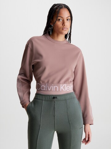 Calvin Klein Sport Sportsweatshirt in Pink: predná strana