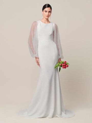 Robe de soirée 'Camille' Willa en blanc : devant