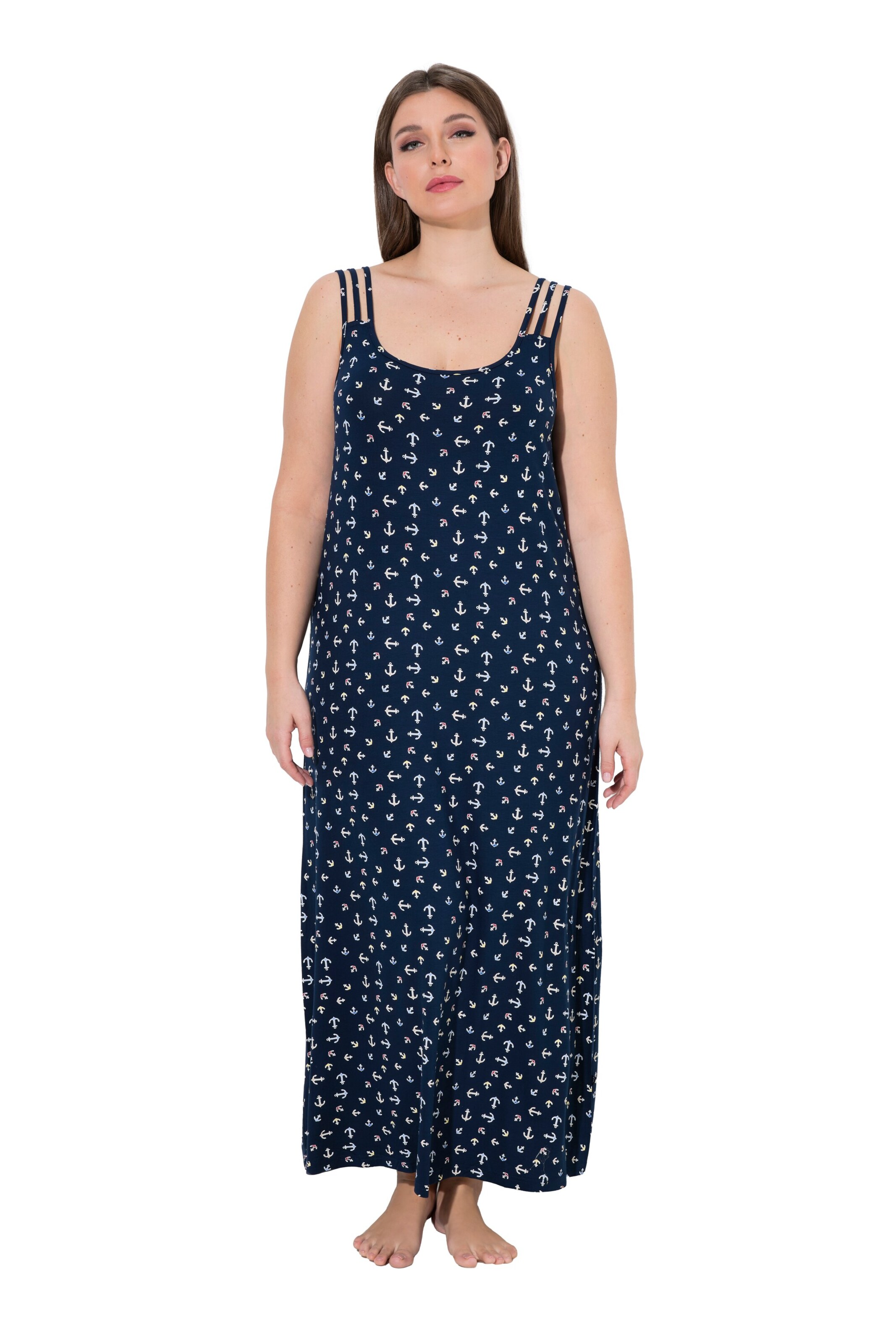 Ulla Popken Nachthemd in Schwarz