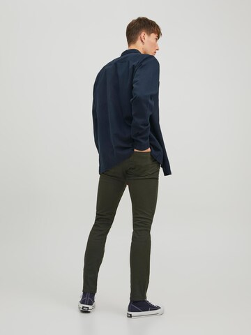 JACK & JONES Slimfit Jeans 'Glenn' in Grün