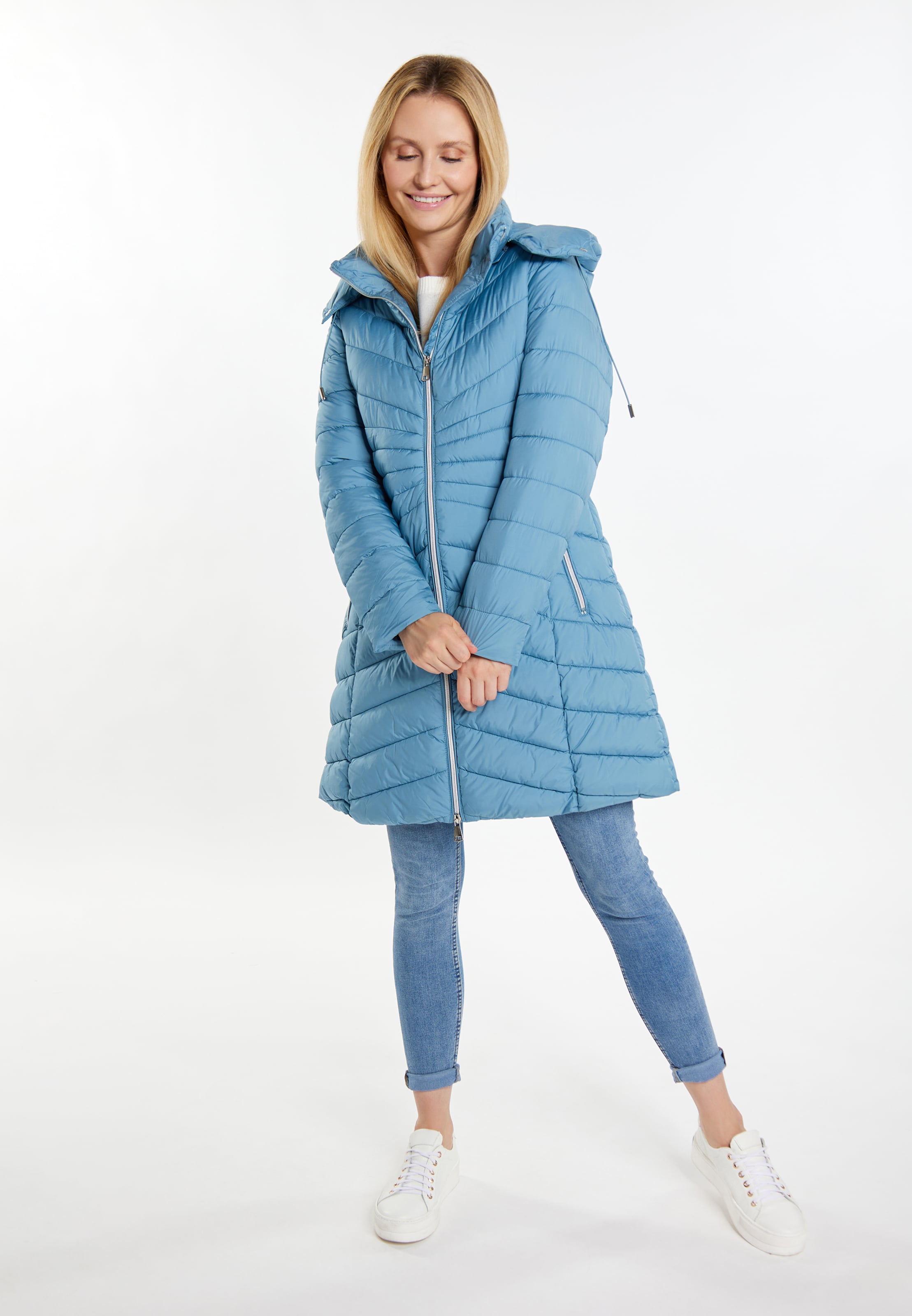 Anorak azul mujer discount