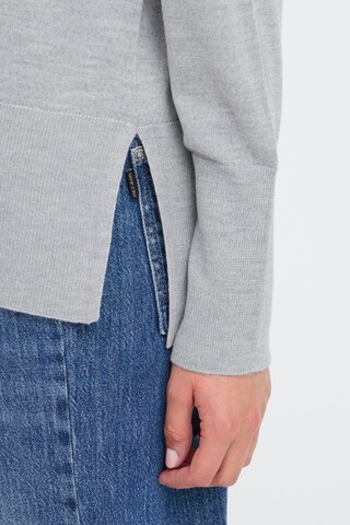 Pull-over 'SADIE' PULZ Jeans en gris