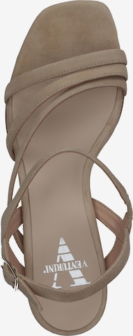 Venturini Milano Strap Sandals in Brown