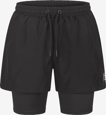 Benlee Regular Toiminnalliset housut 'OCARS' värissä musta: etupuoli