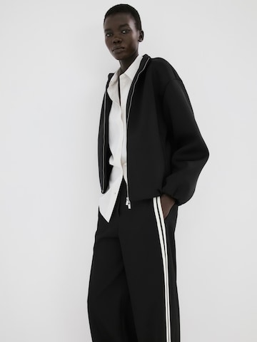 MANGO Wide leg Byxa i svart