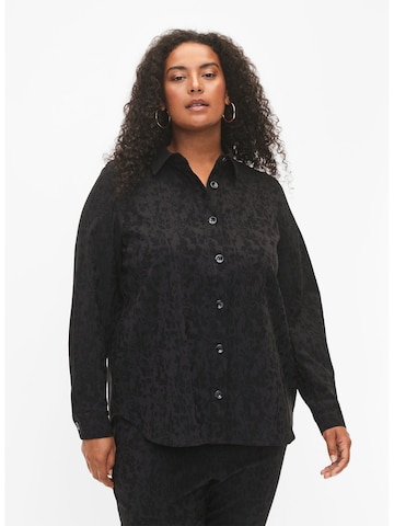 Zizzi - Blusa em preto: frente