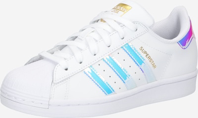 ADIDAS ORIGINALS Sneakers laag 'Superstar' in de kleur Neonblauw / Goud / Lila / Wit, Productweergave