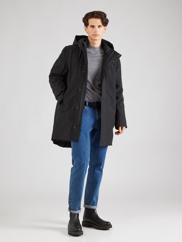SELECTED HOMME Parka przejściowa 'SLHFeist' w kolorze czarny