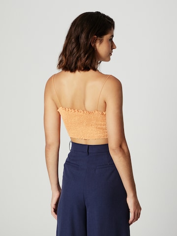 Guido Maria Kretschmer Women - Top 'Sheila' en naranja: atrás