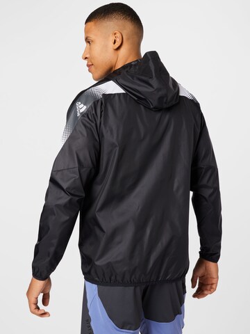 ADIDAS SPORTSWEAR Athletic Jacket 'Seaso' in Black