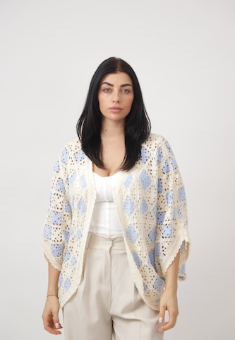 Elara Oversized cardigan i blå: forside