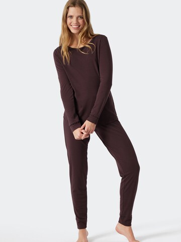 SCHIESSER Pajama in Red: front