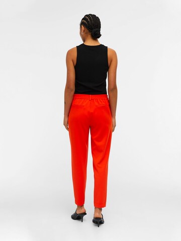 OBJECT Slim fit Trousers in Red