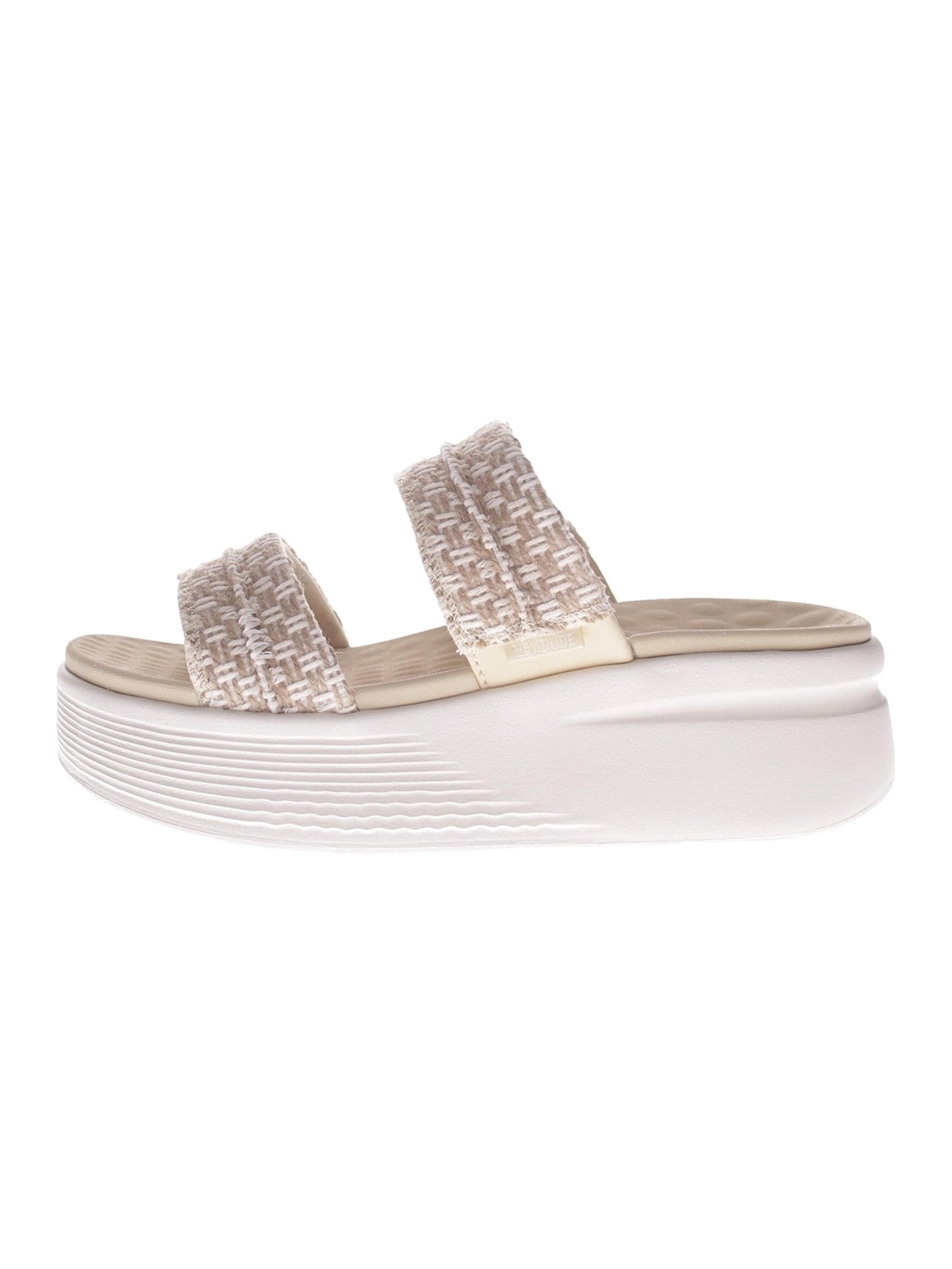 Zoccoletto 'Hey Dude Sandalo Austin Slide Woven' di HEY DUDE in beige: frontale