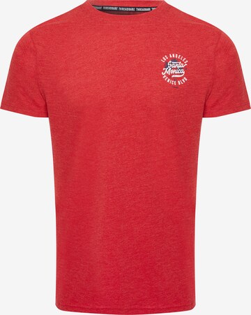 Threadbare T-Shirt 'Liffey' in Rot: predná strana