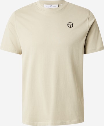 Sergio Tacchini Toiminnallinen paita 'Warhol' värissä beige: etupuoli