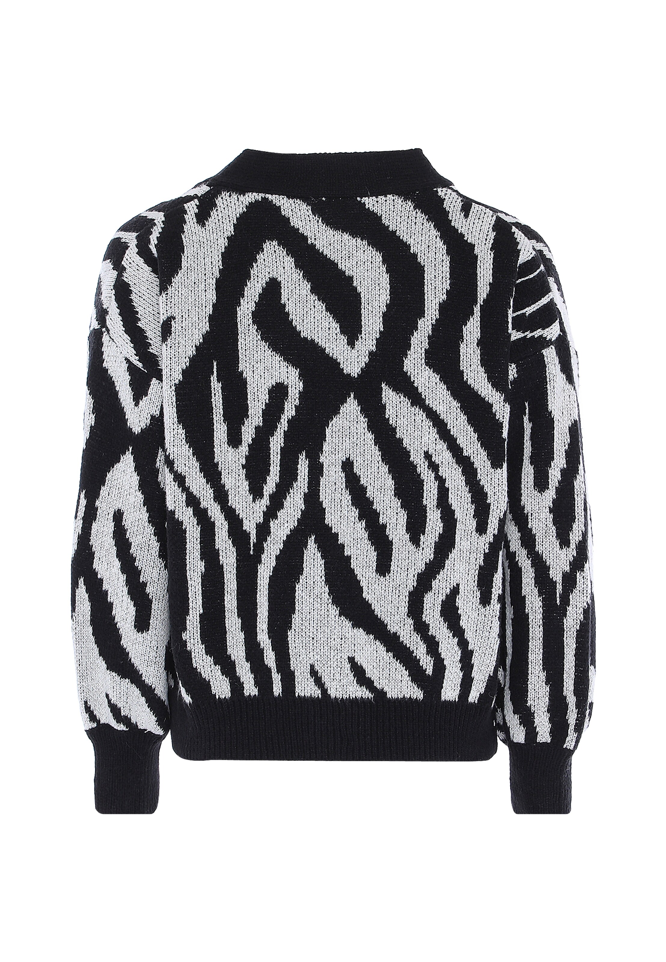 NALLY Knit cardigan in Black