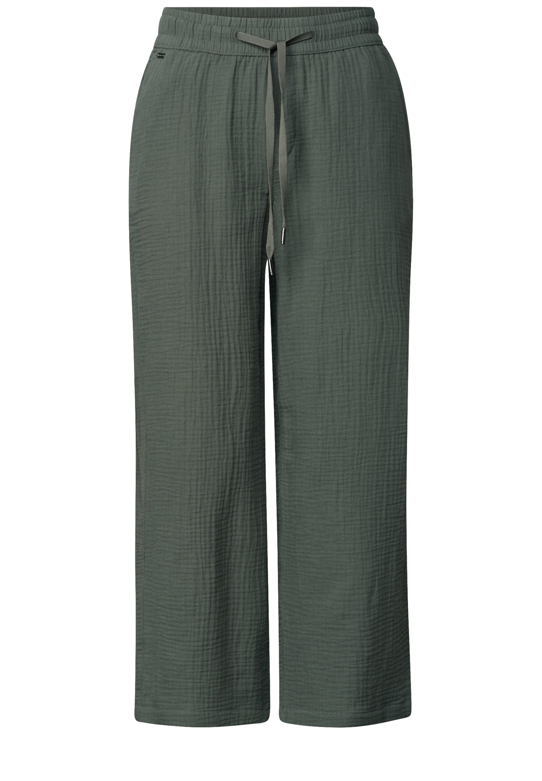 STREET ONE Pants in Green: front