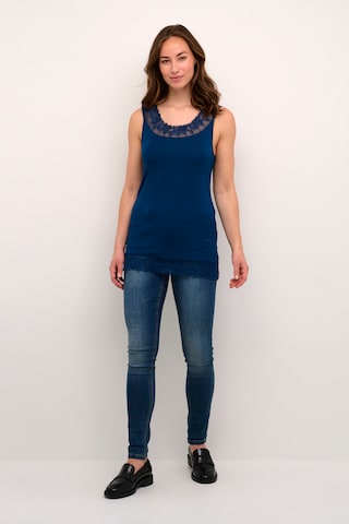 Cream - Top 'Florence' em azul