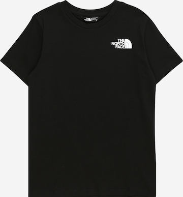 THE NORTH FACE - Camiseta funcional 'REDBOX' en negro: frente