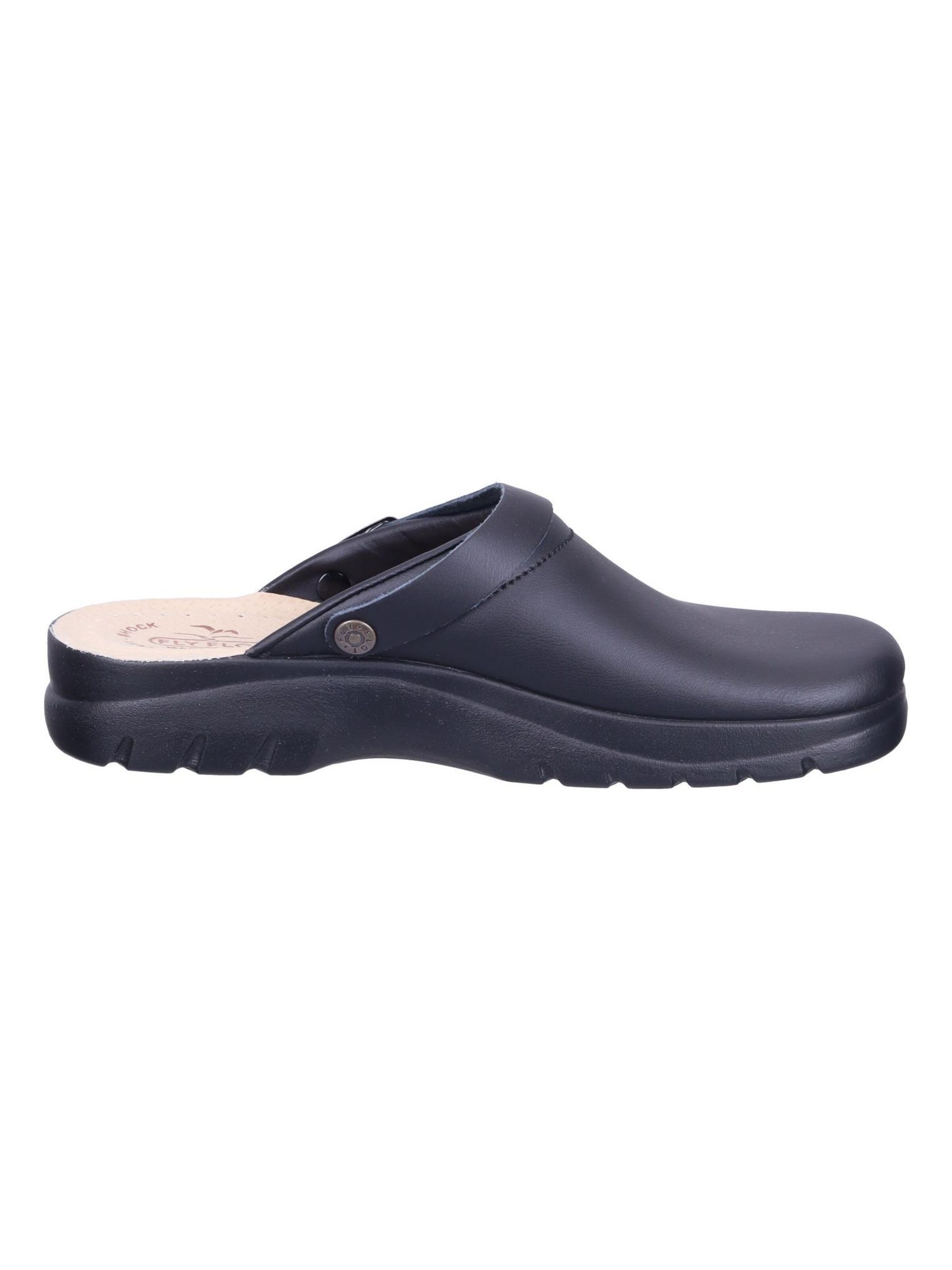 FLY FLOT Clogs in Black