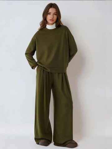 Wide leg Pantaloni di Hiccup in verde
