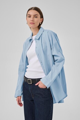 My Essential Wardrobe Blouse 'Sunna' in Blue: front
