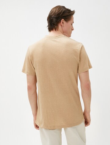 Koton T-Shirt in Beige