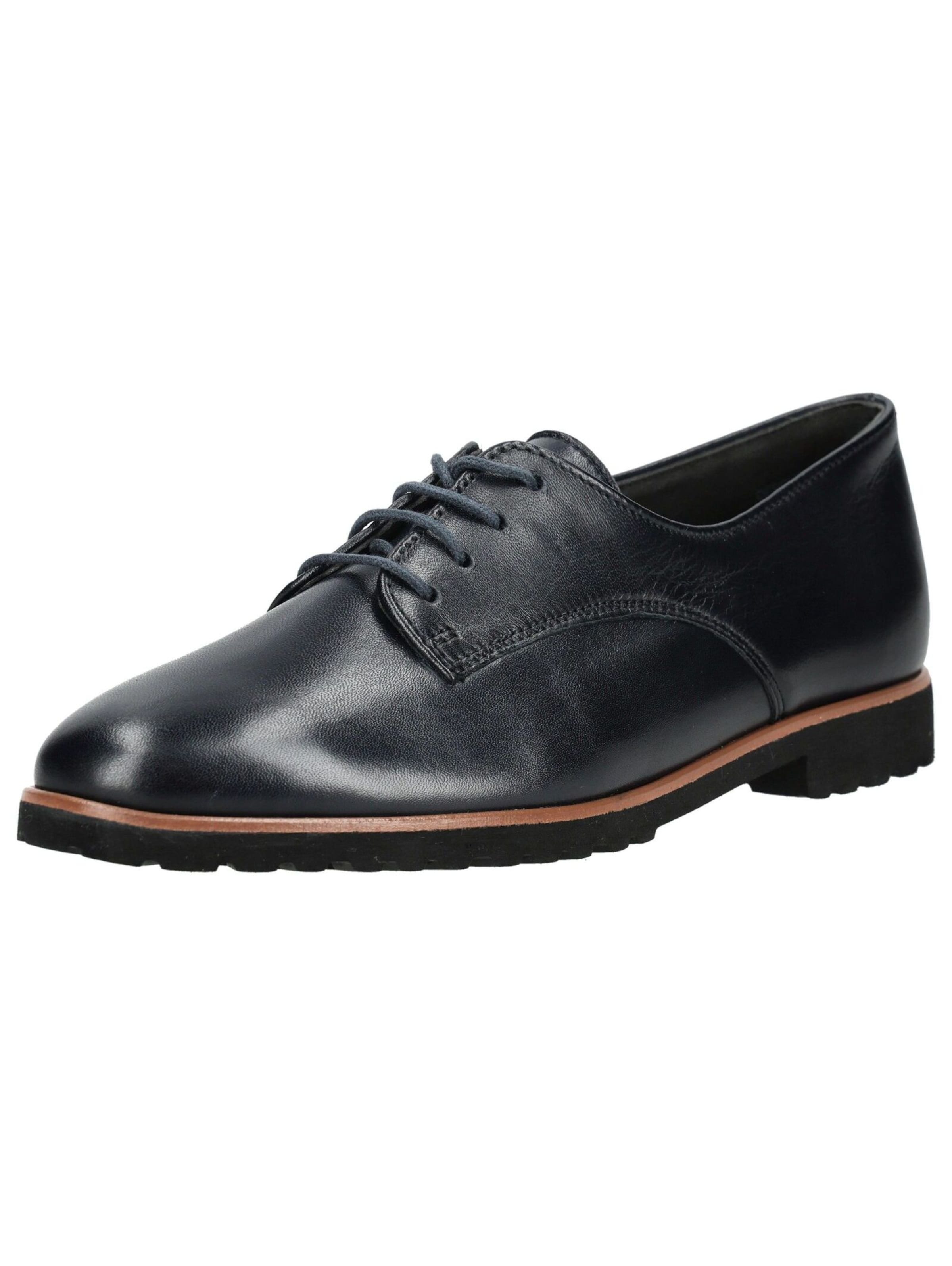 Paul Green Schnürschuh in Blau: Vorderseite