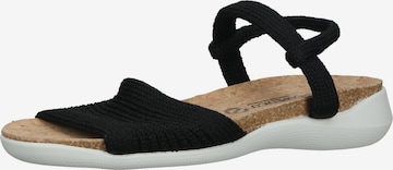 Arcopedico Strap Sandals in Black: front