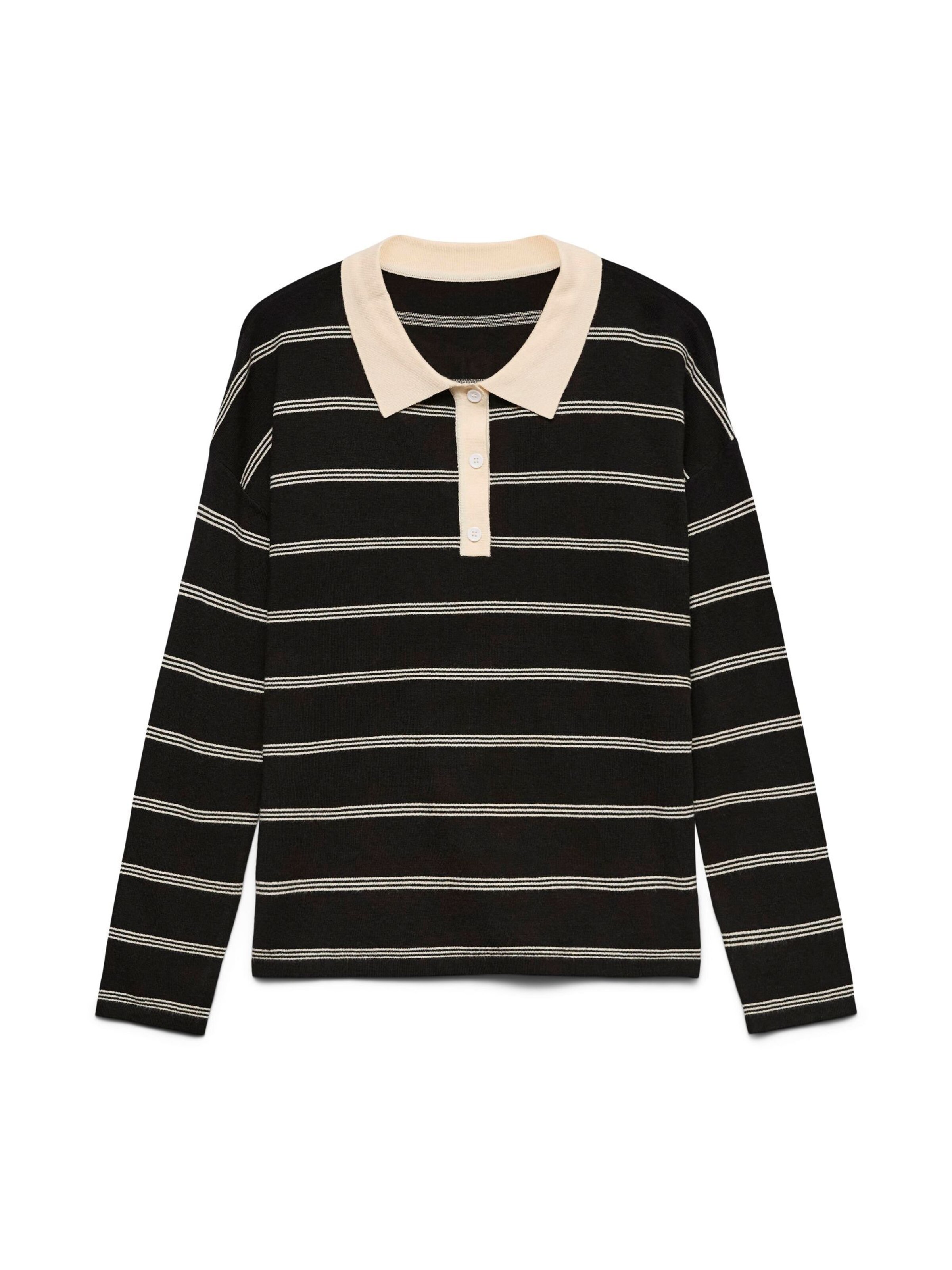 VERO MODA Pullover 'VMStjerni' i sort: forside