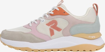 Sneaker bassa di Rieker in bianco: frontale