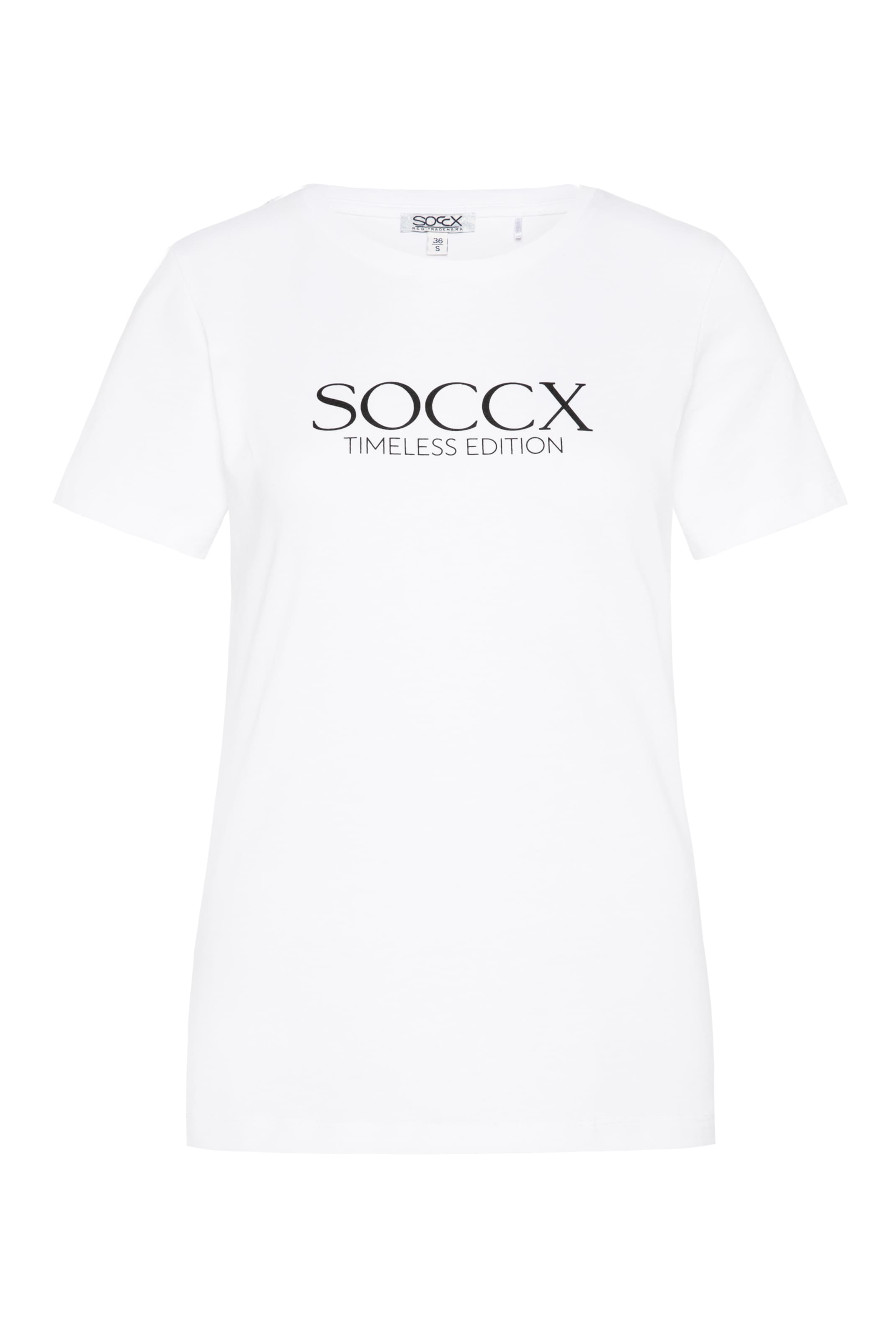T-shirt Soccx en blanc : devant