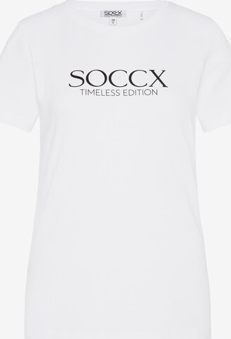 Soccx Shirt in Wit: voorkant