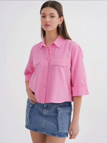 MixRay Bluse in Pink