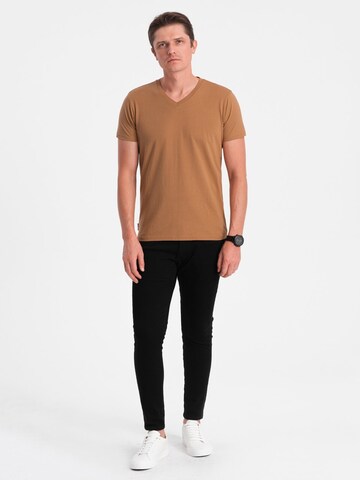 T-Shirt Ombre en marron