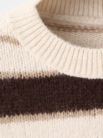 Pull-over 'NUEVAYOL' MANGO en beige