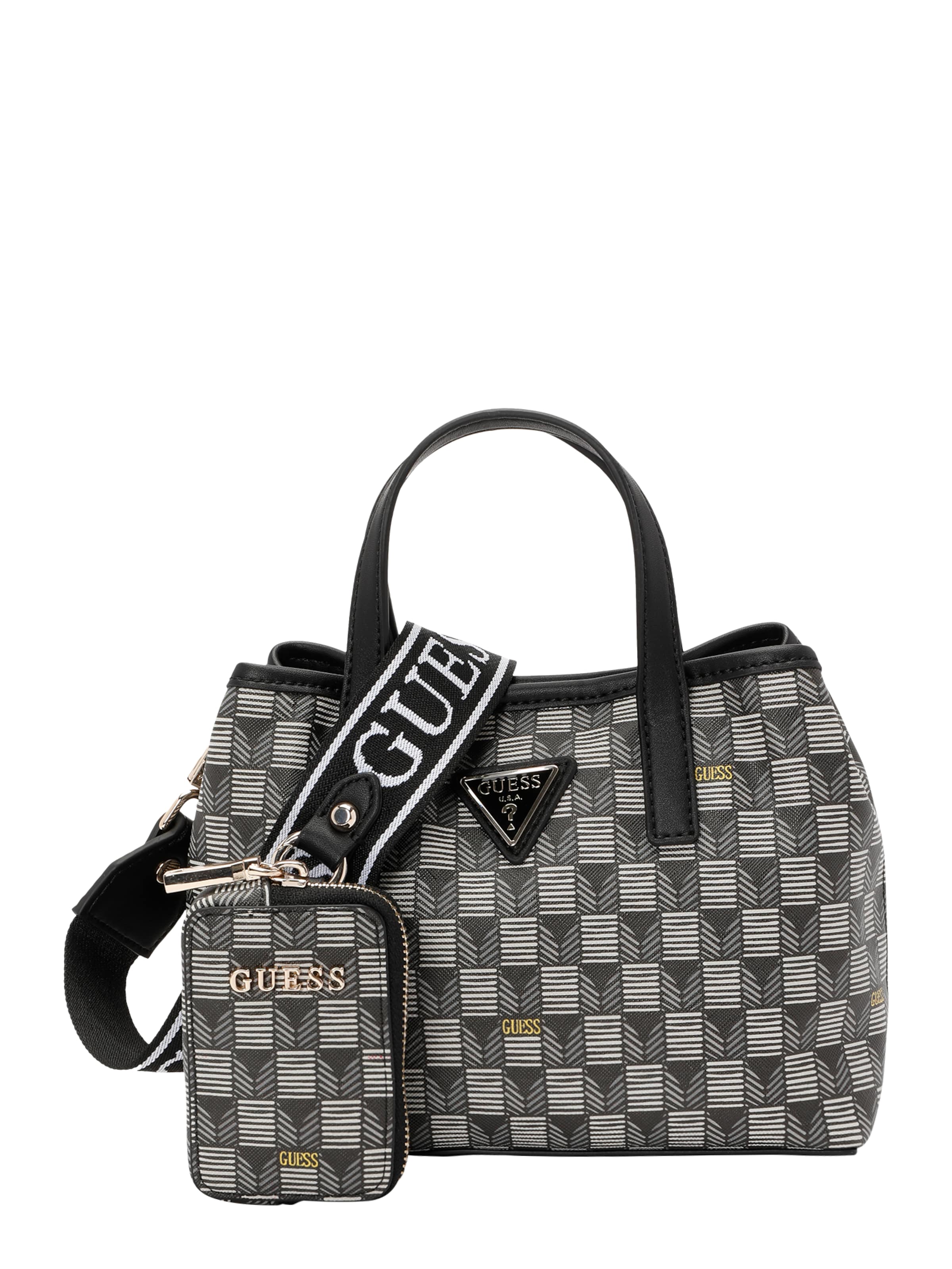 GUESS Handtasche in Schwarz: Vorderseite