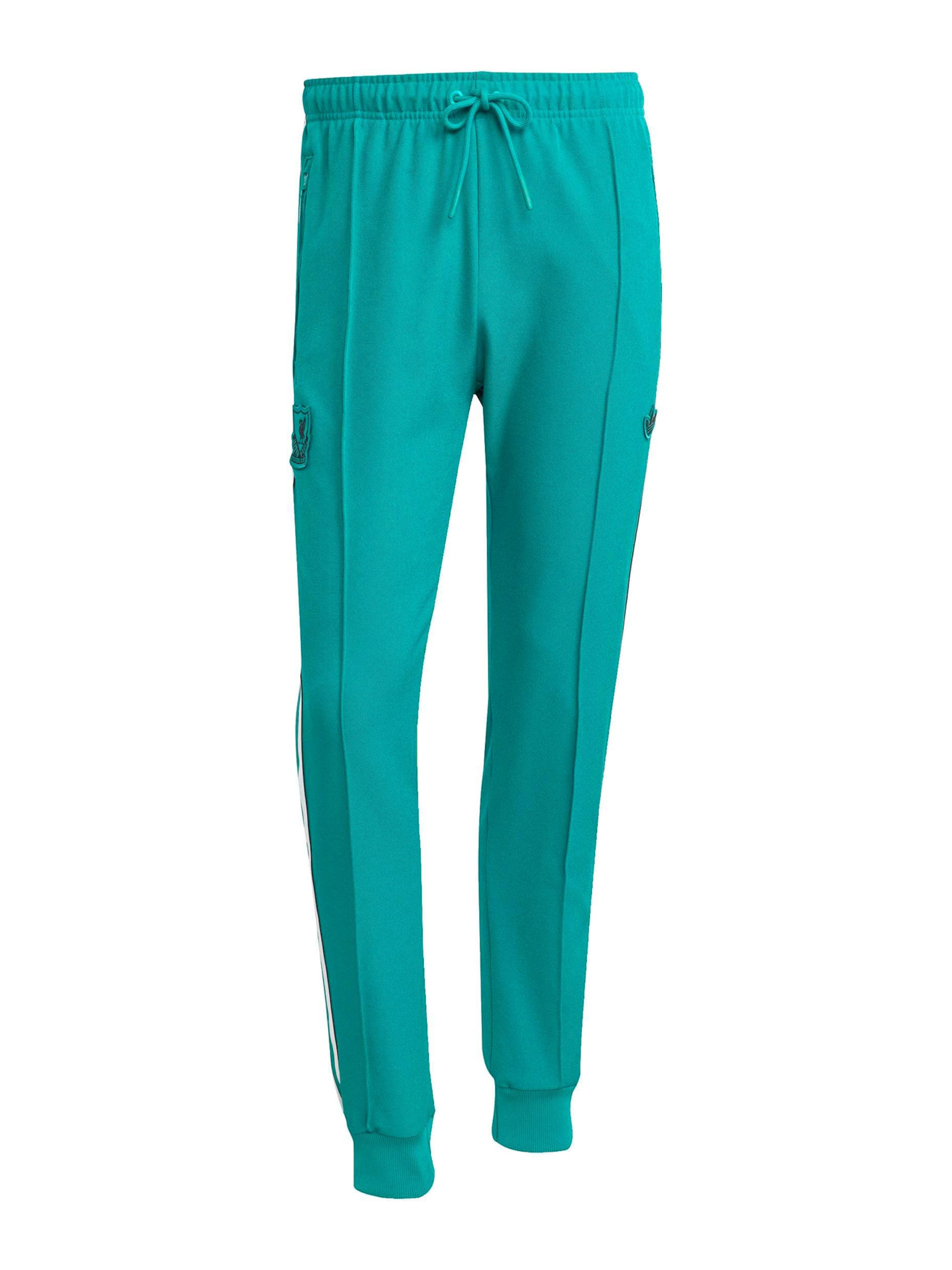 Tapered Pantaloni sport de la ADIDAS PERFORMANCE pe verde: față