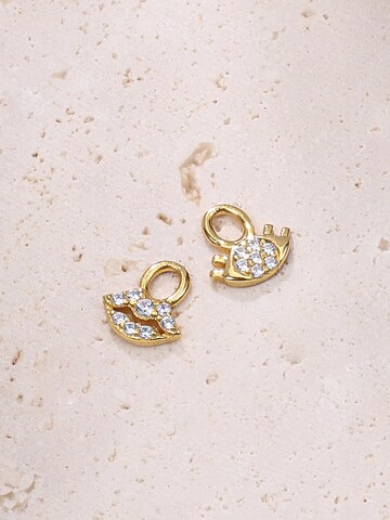 Hey Happiness Ohrringe 'Eyes and Lips' in Gold