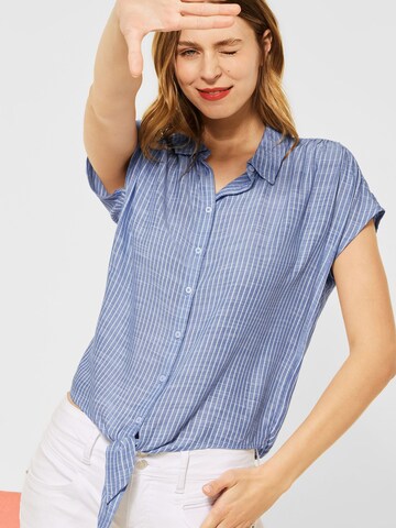 STREET ONE Bluse in Blau